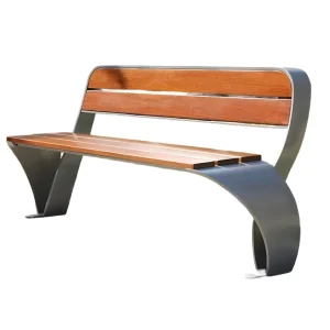 مقعد خشبي مودرن بظهر